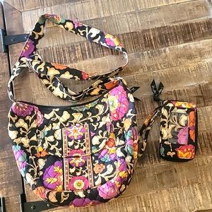 Vera Bradley crossbody and wristlet